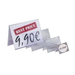 Soporte porta precios metacrilato - Tienda Online Consumibles Tpv