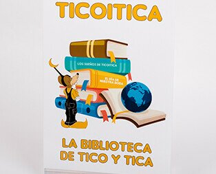 Libro. La biblioteca de Ticoitica. Cuentos infantiles