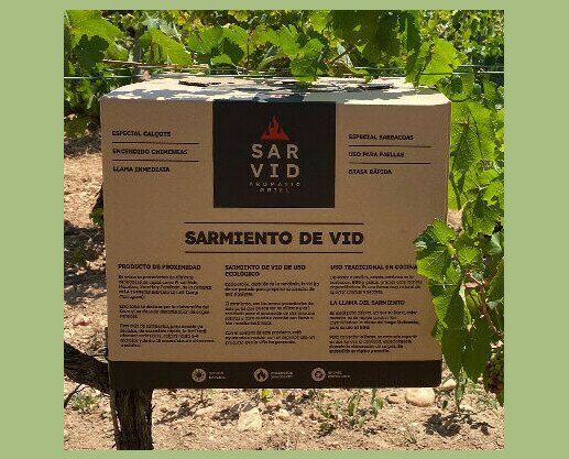 Sarmiento de Vid. Cajas de sarmiento de Vid. Caja rama sarmiento 68 ltrs.