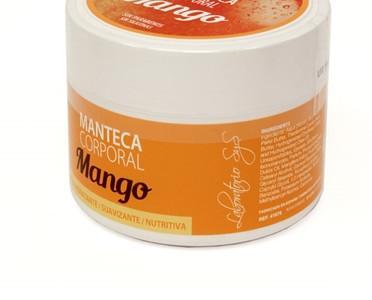 Manteca corporal de mango. Aconsejable para tratamientos de erupciones cutáneas y antiarrugas