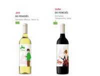 Vino Ecológico. Vino blanco y vino tinto Denominación de Origen Penedès