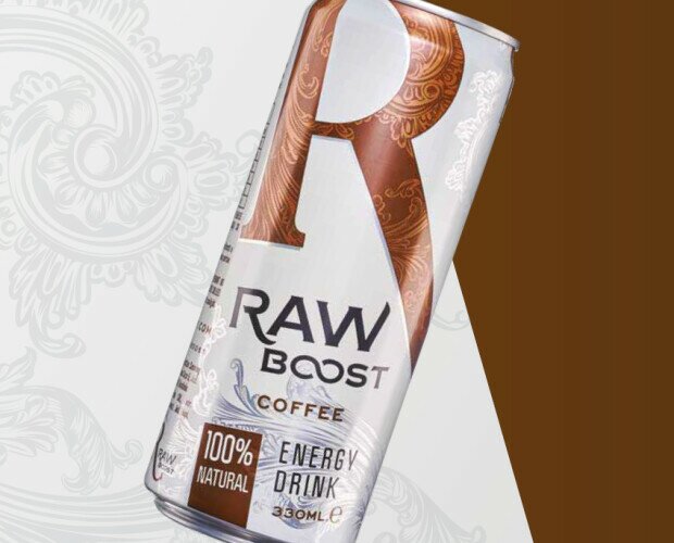 Raw Boost Coffee - 100% Natural. Ofrece sabor auténtico a café a base de cafeína natural y extracto de café verde.