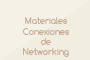 Materiales Conexiones de Networking