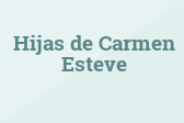 Hijas de Carmen Esteve