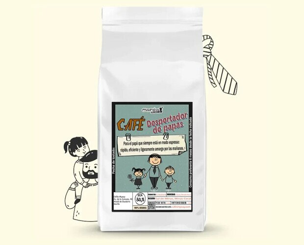 Café personalizado día del padre. Si buscas un regalo para un papá súper-cafetero este café te encantará