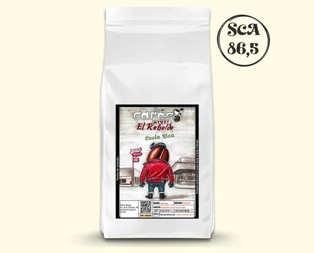 Cafes Myway el rebelde. Fragancia a caramelo y chocolate oscuro, complementadas con un sutil aroma a regaliz