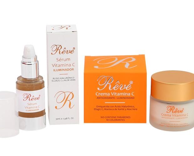 Línea Revé Vit C. Productos con alto poder antioxidante y antiarrugas.