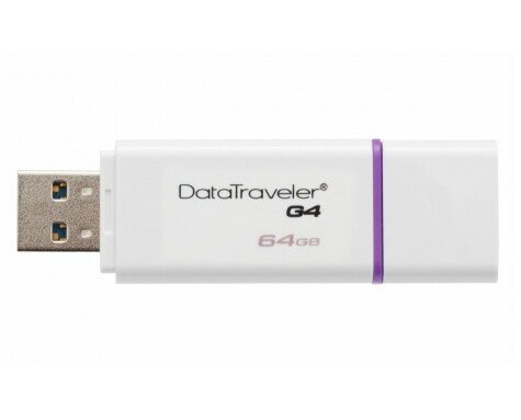Pendrive de 64Gb. La unidad DataTraveler® de 4ª generación  utiliza la tecnología USB 3.0