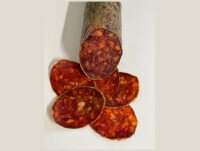 Chorizo Ibérico. Magros seleccionados de cerdos ibéricos de bellota