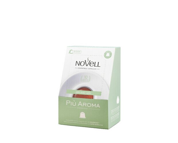 Café en cápsula Piu Aroma. Pack de 10 unidades. Café en cápsula compostable Piu Aroma