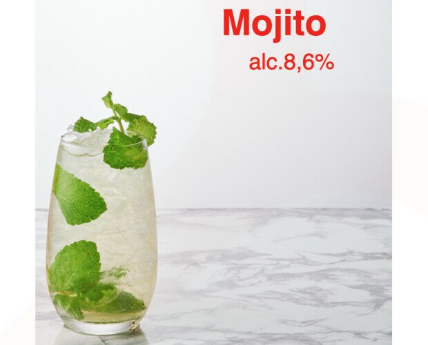 Mojito. Disponible en - Barril 20 Litros - Bag in Box 5 Litros