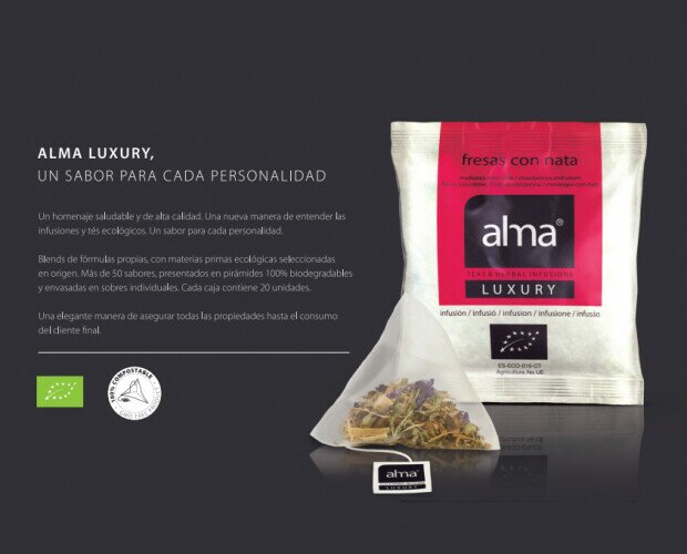 Alma Luxury Fresas con nata. Una nueva manera de entender los tés e infusiones ecológicas