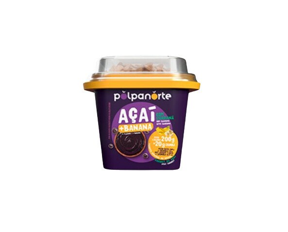 Açaí Polpanorte 200g. Açaí Polpanorte 200g + 20g de granola con sabor plátano