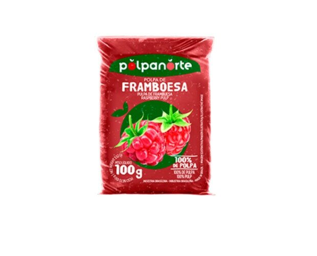 Pulpa de frambuesa. Rica en vitaminas A, B, E y fósforo, calcio, hierro