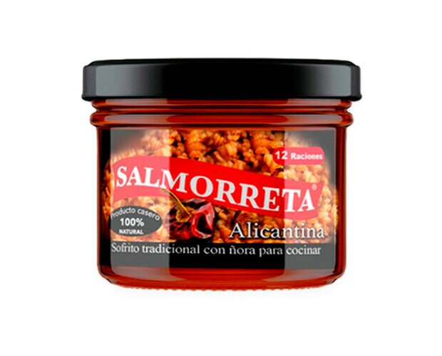 Salmorreta Alicantina. Sofrito tradicional con ñora para cocinar