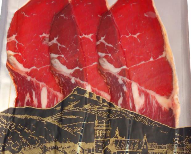 Cecina de León Loncheada. La mejor cecina de León loncheada, en total 10 sobres de 80 gramos cada uno aproximadamente.