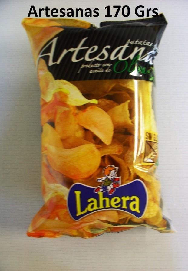 Artesana 170 Grs.. Patata Frita Artesana elaborada con con Aceite de Oliva 100%