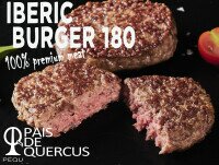 Hamburguesas. Hamburguesa de cerdo ibérico 100% carne 180 g.