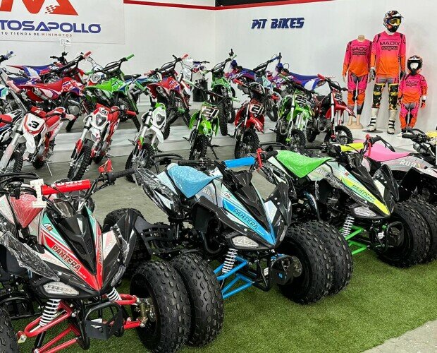 Tienda Motos Apollo. Motos Apollo tu tienda de minimotos, minicross, miniquads, quads, pit bike.