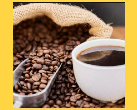 Granos de café. Café en grano de diferentes variedades para exportación