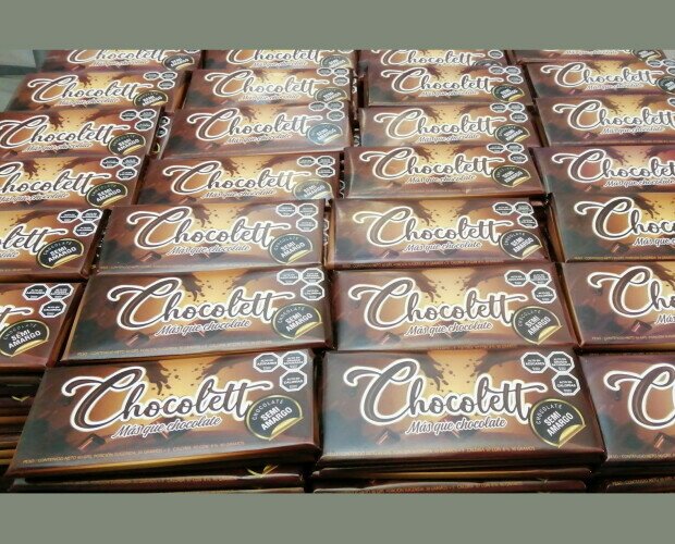 Chocolett. Tabletas de chocolate marca Chocolett