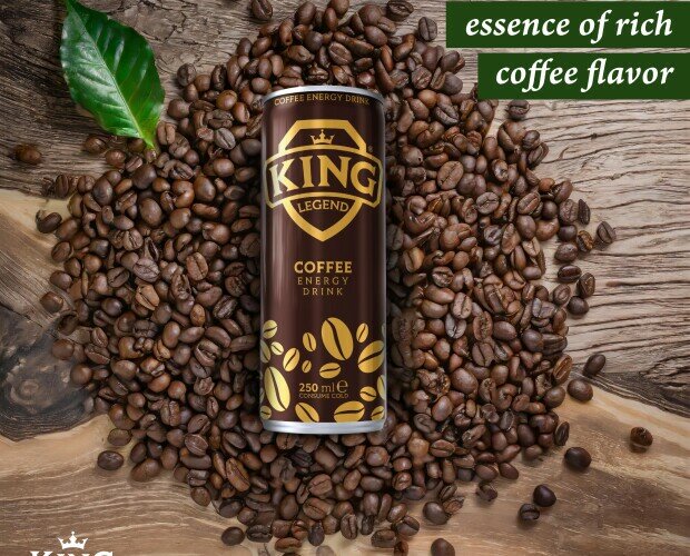 King . Bebida energizante a bases de café