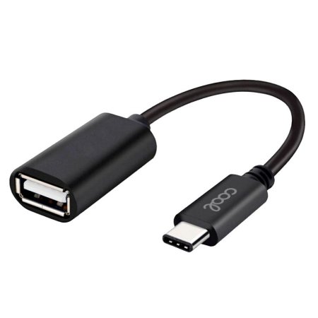 Cable Entrada USB OTG Tipo-C Universal COOL (Negro)