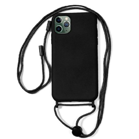 Carcasa COOL para iPhone 11 Pro Max Cordón Liso Negro