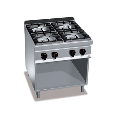 Cocinas a gas HIGH POWER Gama MAXIMA 900 – BERTO’S - G9F8+2FG