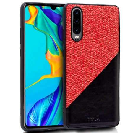 Carcasa COOL para Huawei P30 Bicolor Rojo