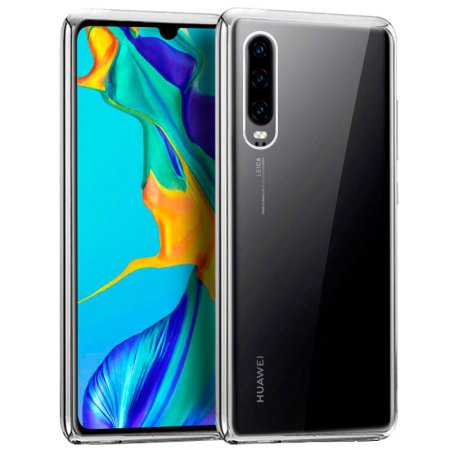 Carcasa COOL para Huawei P30 Borde Metalizado (Plata)