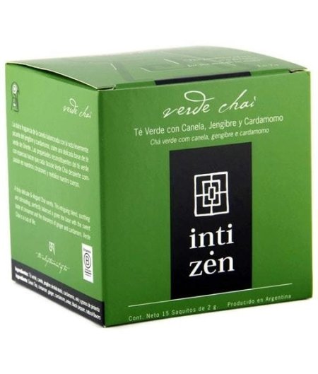 Té Inte Zen Verde Chai (canela, jengibre y cardomomo)