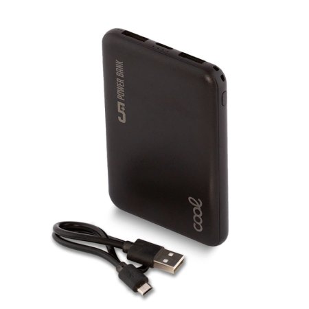 Bateria Externa Power Bank 5000 mAh COOL Leather Negro