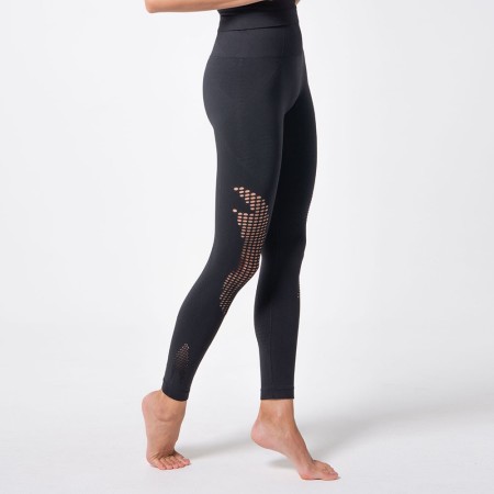 Legging deportivo con fibra Emana 3D, Butterfly-Negro-S/M (34-38)