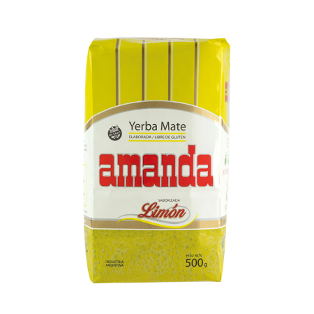 Yerba Mate Amanda c/Limón 500gr