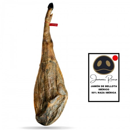 Jamón de Bellota Ibérico 50% raza Ibérica Rivera