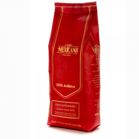 1 Kg - Café Descafeinado Colombia Mezcla Suave