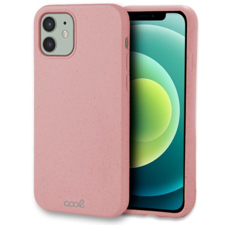 Carcasa COOL para iPhone 12 / 12 Pro Eco Biodegradable Rosa