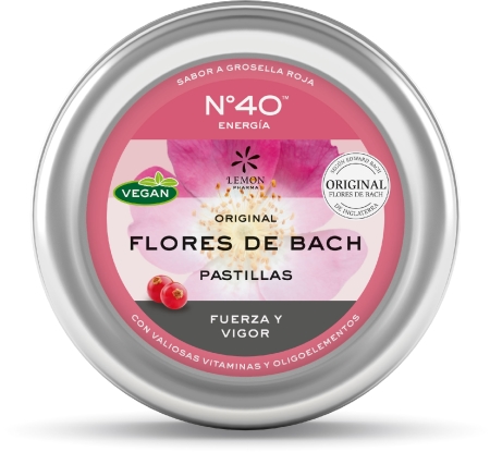 Pastillas Flores de Bach Nr.40 “Energía” – Sin azúcar