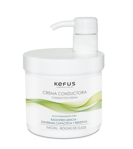 Crema Conductora Radiofrecuencia Facial Bolsas de Ojos Kefus (500 ml)