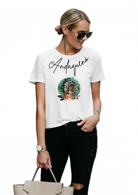 Camiseta mujer ANDAQUENO - Ref: 10190