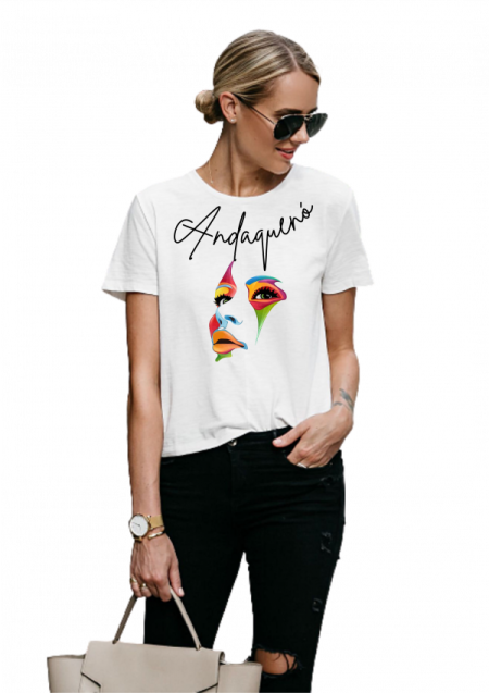 Camiseta mujer ANDAQUENO - Ref: 10136