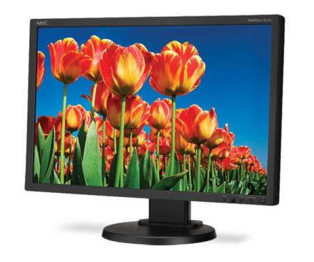 Monitor reacondicionado led 22pulgadas nec e222w - 1680x1050 - vga - dvi - negro