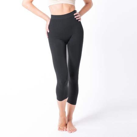 Legging capri Noche con fibra Emana,160 den, Nina-Negro-XL (48-54)