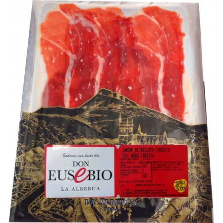 1 Kg Jamón de Bellota Ibérico 50% Raza Ibérica Eusebio Salamanca a máquina