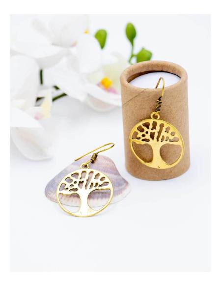 Pendientes Arbol Simple - SPE0045