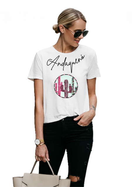 Camiseta mujer ANDAQUENO - Ref: 10166