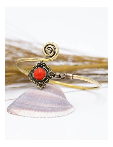 Pulsera Rombo y Piedra - SPU0002T