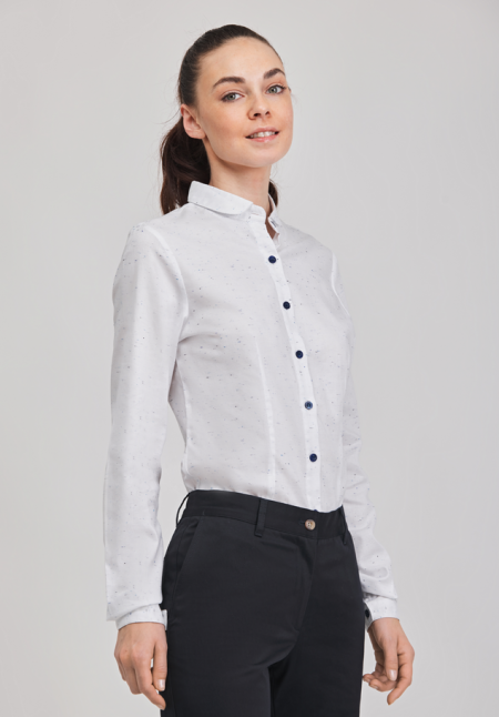 Camisa Mujer M/L Botonato