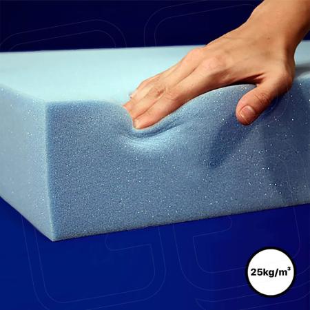 Bloque de espuma Premium; 105 x 190 x 15cm, 25kg/m³